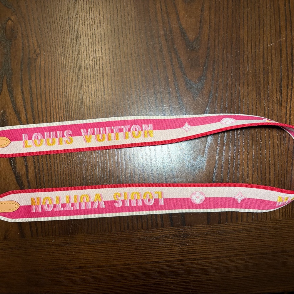 NEW Authentic Louis Vuitton Pink Monogram Canvas Strap – Diane Bag